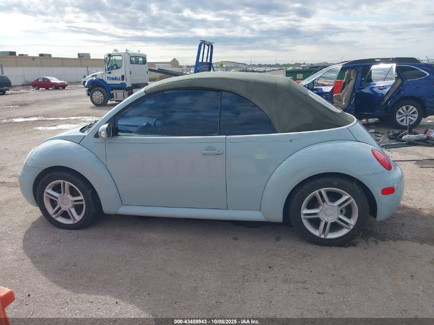 2004 Volkswagen New Beetle Gls 1.8T VIN: 3VWCD31Y44M312233 Lot: 43408943