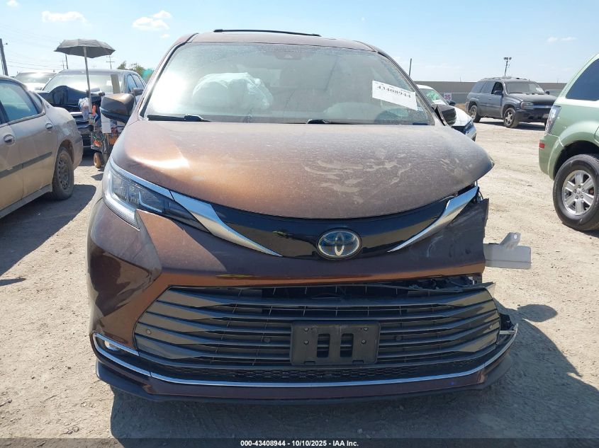 2022 Toyota Sienna Limited VIN: 5TDZSKFC7NS047691 Lot: 43408944