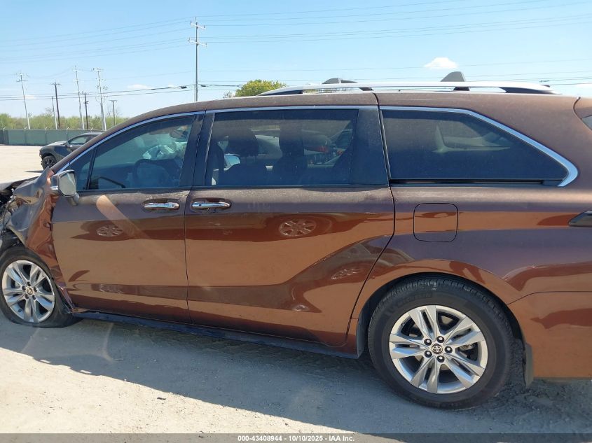 2022 Toyota Sienna Limited VIN: 5TDZSKFC7NS047691 Lot: 43408944