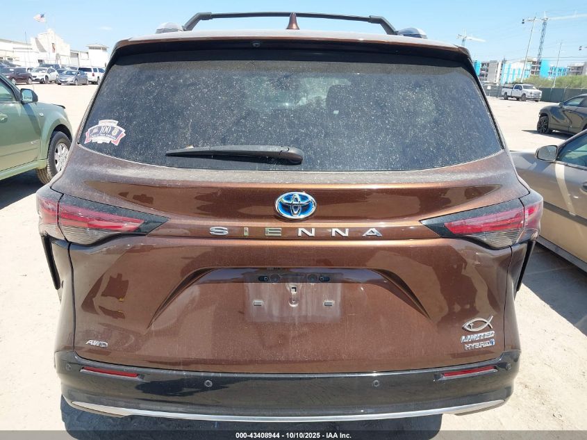 2022 Toyota Sienna Limited VIN: 5TDZSKFC7NS047691 Lot: 43408944