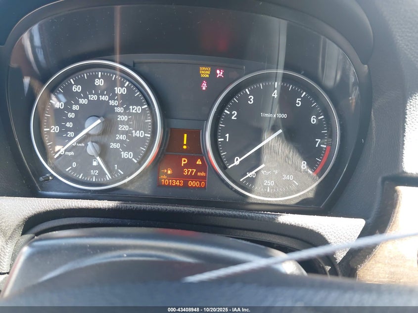 2013 BMW 328I WBADW7C59DE731225