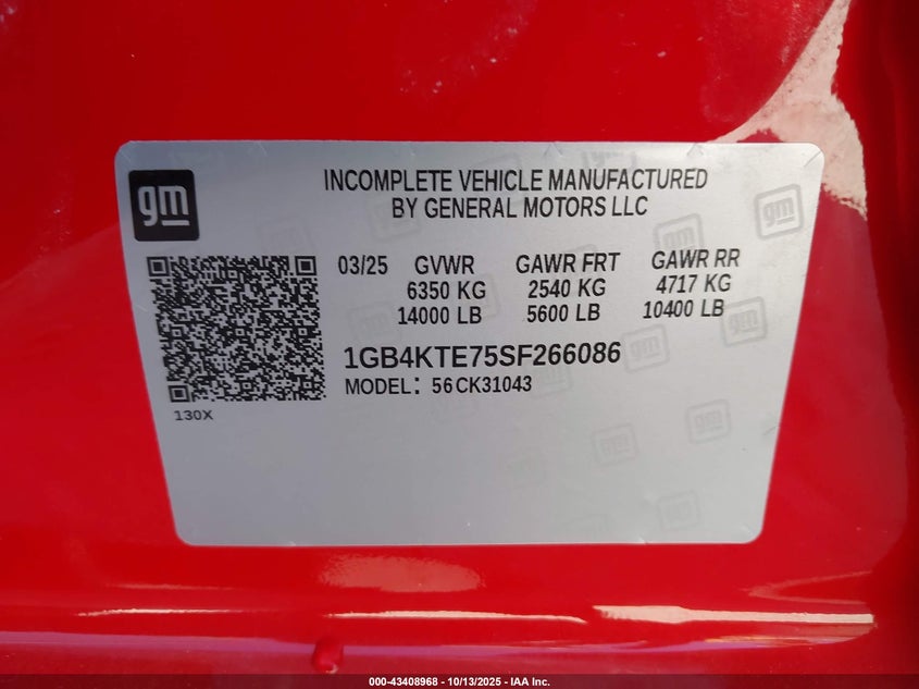 1GB4KTE75SF266086 2025 CHEVROLET SILVERADO photo no. 8
