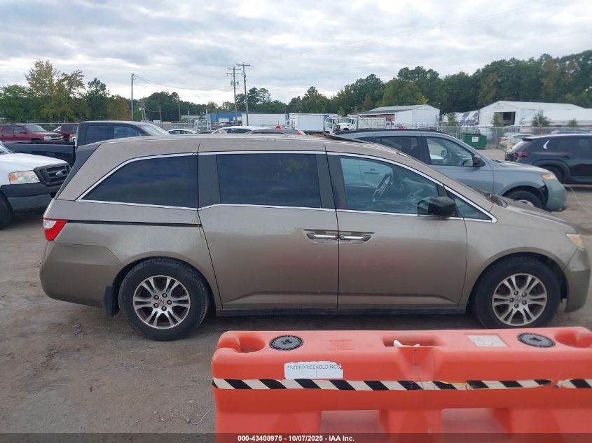 2011 Honda Odyssey Ex-L VIN: 5FNRL5H65BB027655 Lot: 43408975
