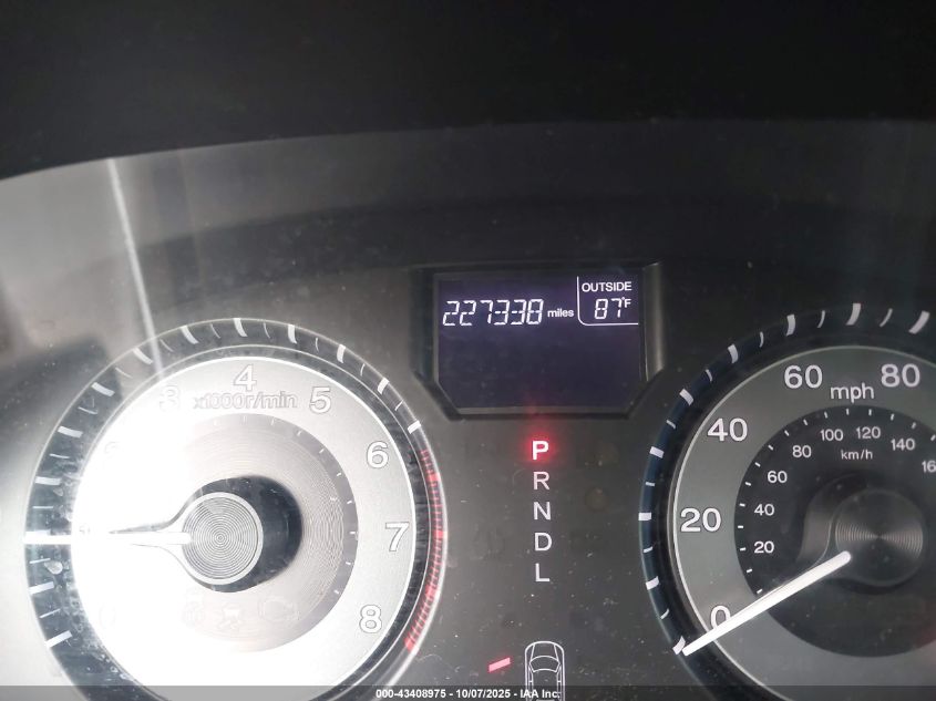 2011 Honda Odyssey Ex-L VIN: 5FNRL5H65BB027655 Lot: 43408975