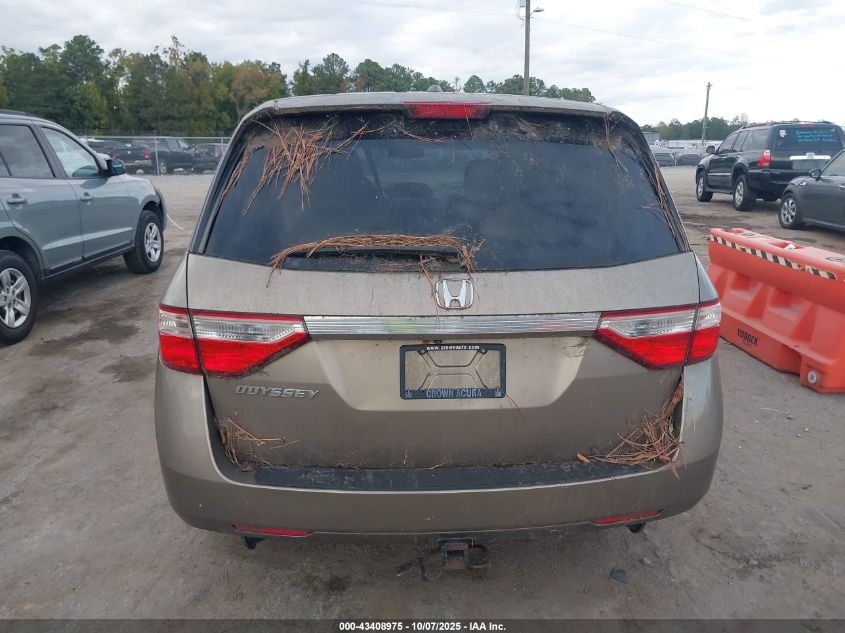 2011 Honda Odyssey Ex-L VIN: 5FNRL5H65BB027655 Lot: 43408975