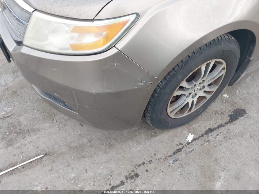 2011 Honda Odyssey Ex-L VIN: 5FNRL5H65BB027655 Lot: 43408975