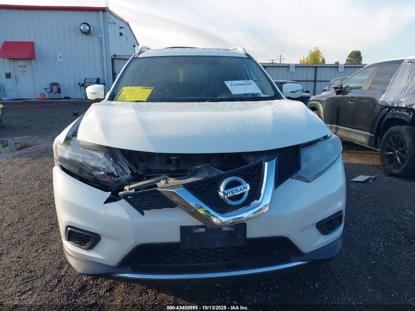 2016 Nissan Rogue Sv VIN: 5N1AT2MV9GC810356 Lot: 43408995