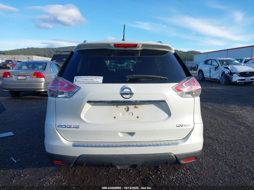2016 Nissan Rogue Sv VIN: 5N1AT2MV9GC810356 Lot: 43408995