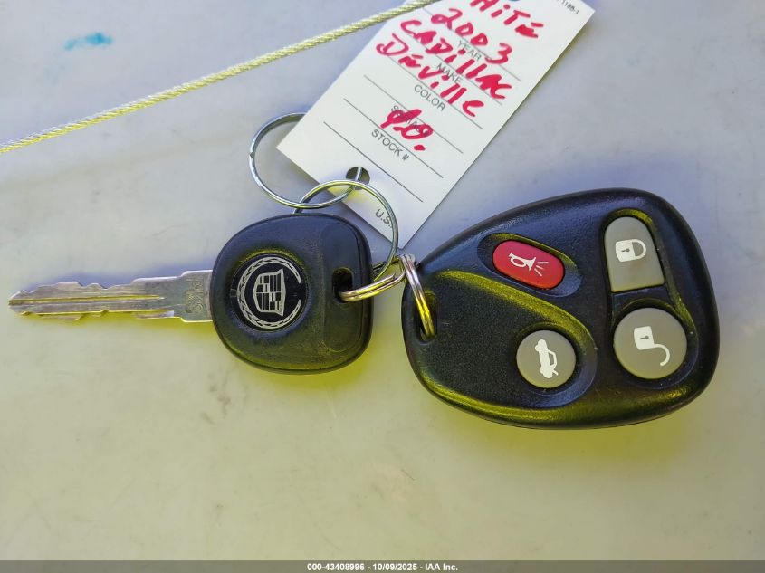 2003 Cadillac Deville Standard VIN: 1G6KD54Y43U185776 Lot: 43408996