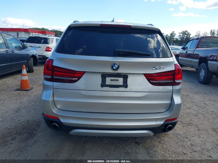 2015 BMW X5 xDrive35I VIN: 5UXKR0C56F0K58715 Lot: 43409005