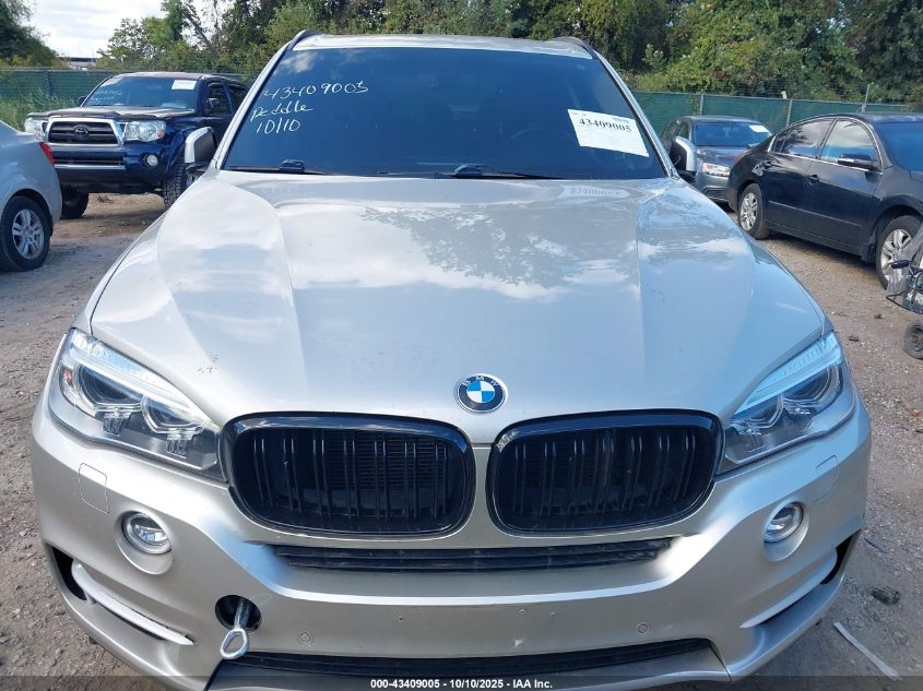 2015 BMW X5 xDrive35I VIN: 5UXKR0C56F0K58715 Lot: 43409005