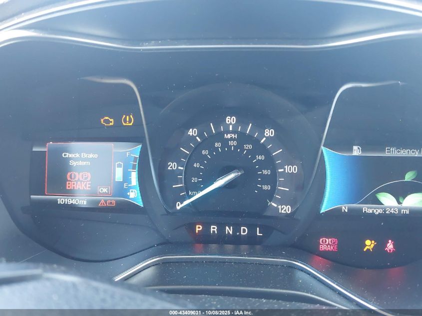 2017 Ford Fusion Hybrid Se VIN: 3FA6P0LU9HR324053 Lot: 43409031