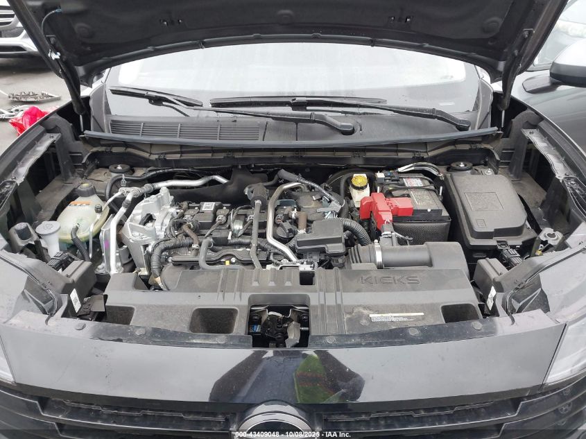 2025 Nissan Kicks Sv Fwd VIN: 3N8AP6CA0SL336619 Lot: 43409048