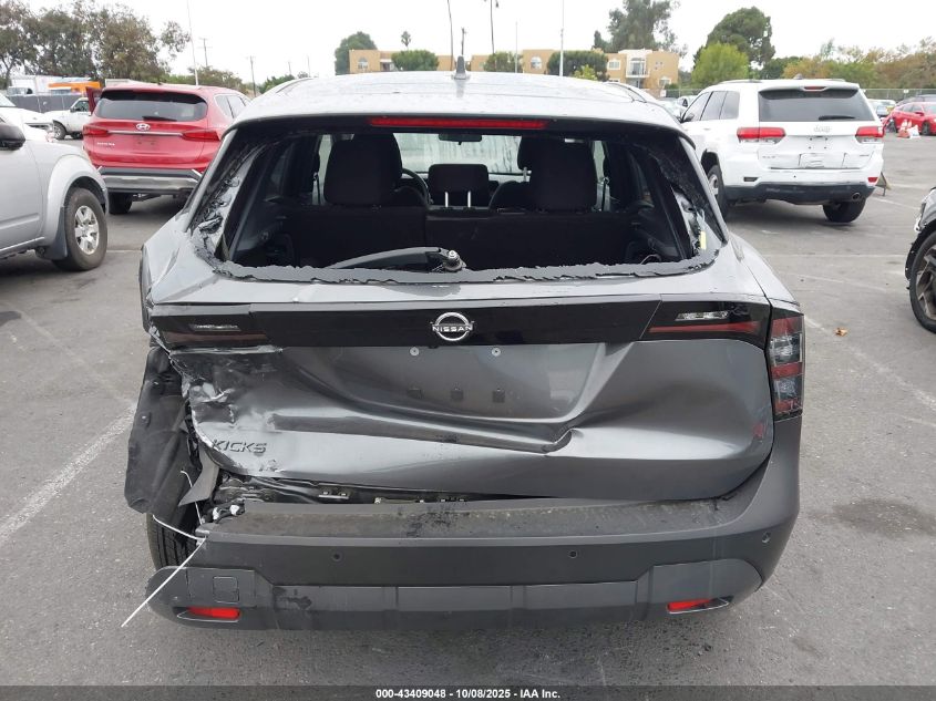 2025 Nissan Kicks Sv Fwd VIN: 3N8AP6CA0SL336619 Lot: 43409048