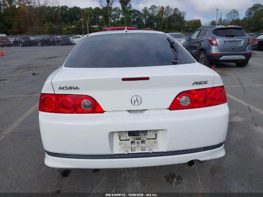 2006 Acura Rsx VIN: JH4DC53876S009474 Lot: 43409112