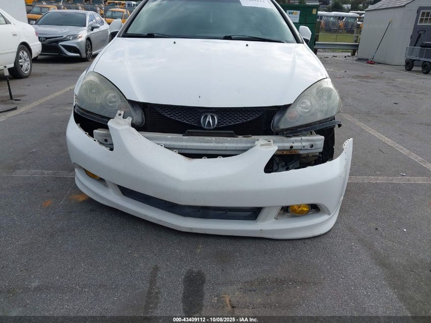 2006 Acura Rsx VIN: JH4DC53876S009474 Lot: 43409112