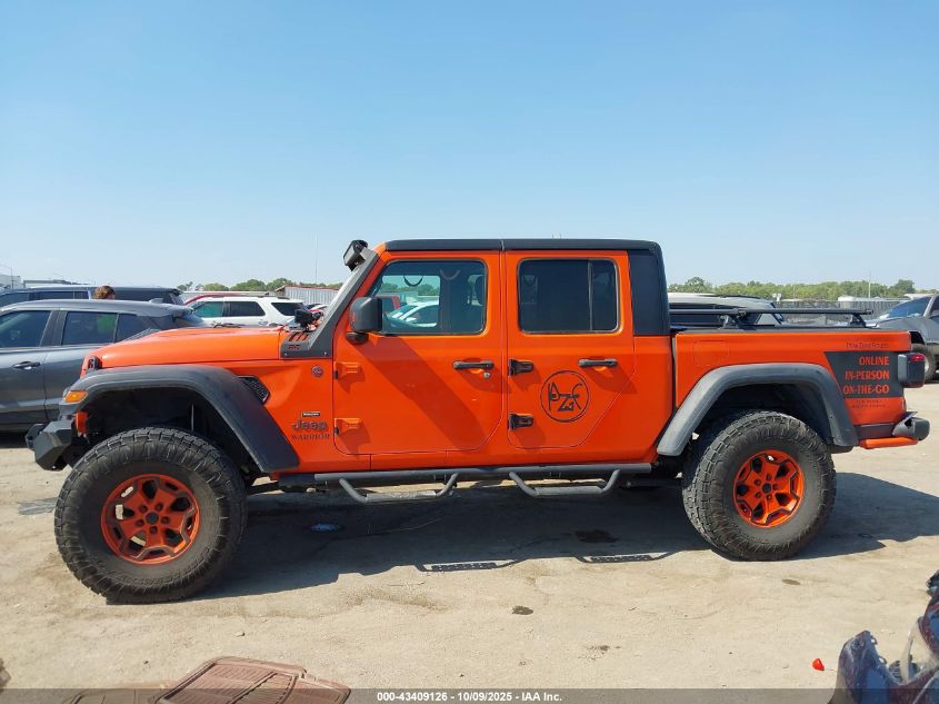 2020 Jeep Gladiator Rubicon 4X4 VIN: 1C6JJTBG8LL157203 Lot: 43409126