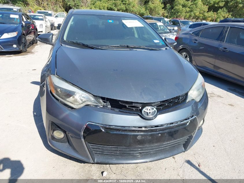 2014 Toyota Corolla S Plus VIN: 2T1BURHEXEC031612 Lot: 43409137