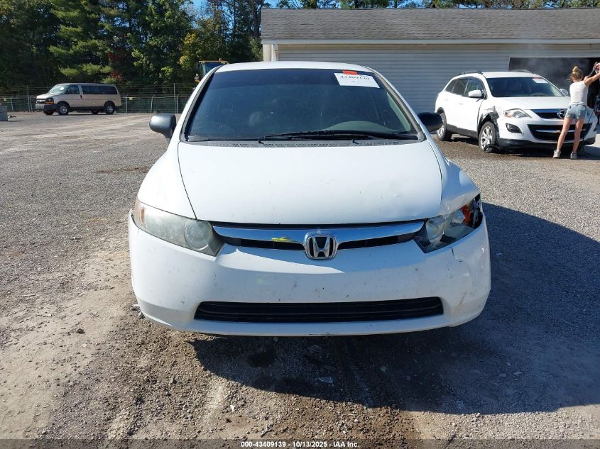 2006 Honda Civic Dx VIN: 2HGFA15226H508354 Lot: 43409139