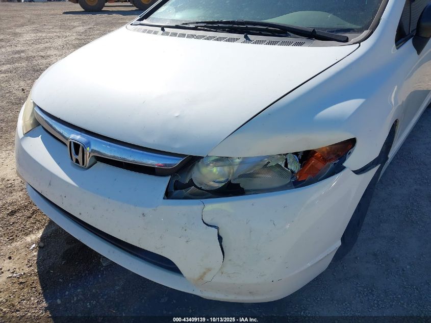 2006 Honda Civic Dx VIN: 2HGFA15226H508354 Lot: 43409139