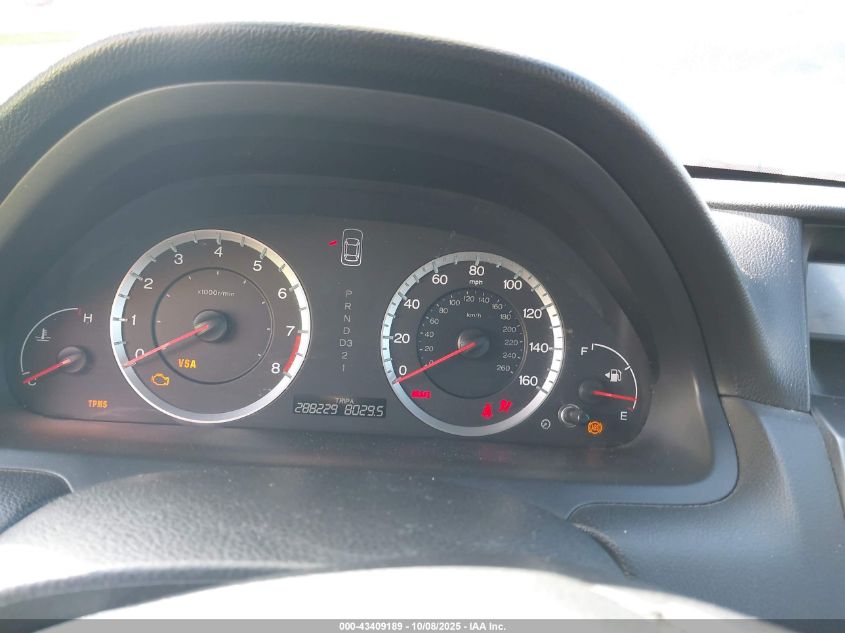 2009 Honda Accord 2.4 Ex-L VIN: 1HGCP268X9A072611 Lot: 43409189