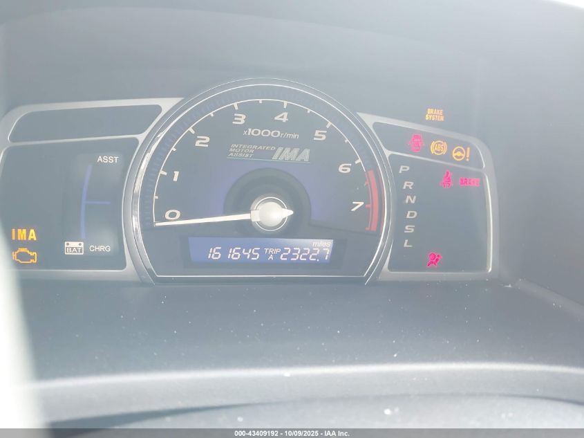 2007 Honda Civic Hybrid VIN: JHMFA36227S003836 Lot: 43409192