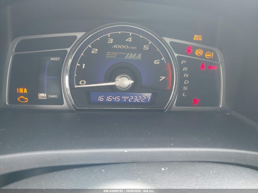 2007 Honda Civic Hybrid VIN: JHMFA36227S003836 Lot: 43409192