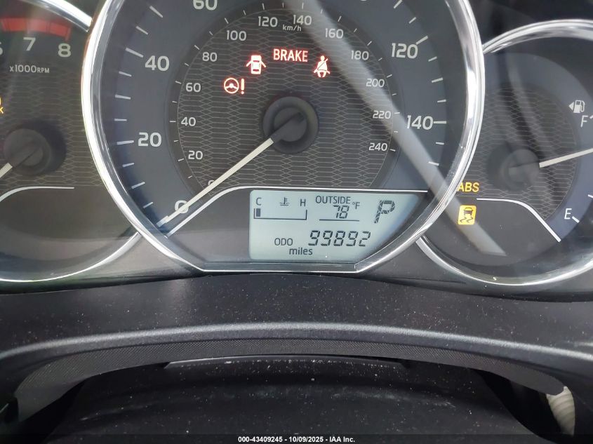 2015 Toyota Corolla Le VIN: 5YFBURHE9FP307585 Lot: 43409245