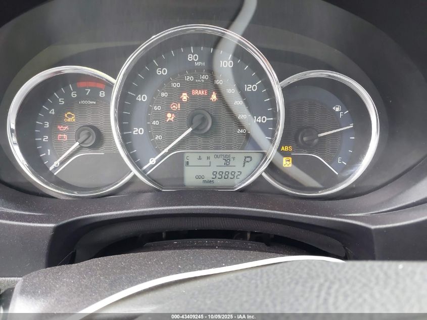 2015 Toyota Corolla Le VIN: 5YFBURHE9FP307585 Lot: 43409245