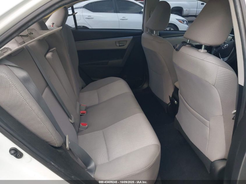 2015 Toyota Corolla Le VIN: 5YFBURHE9FP307585 Lot: 43409245