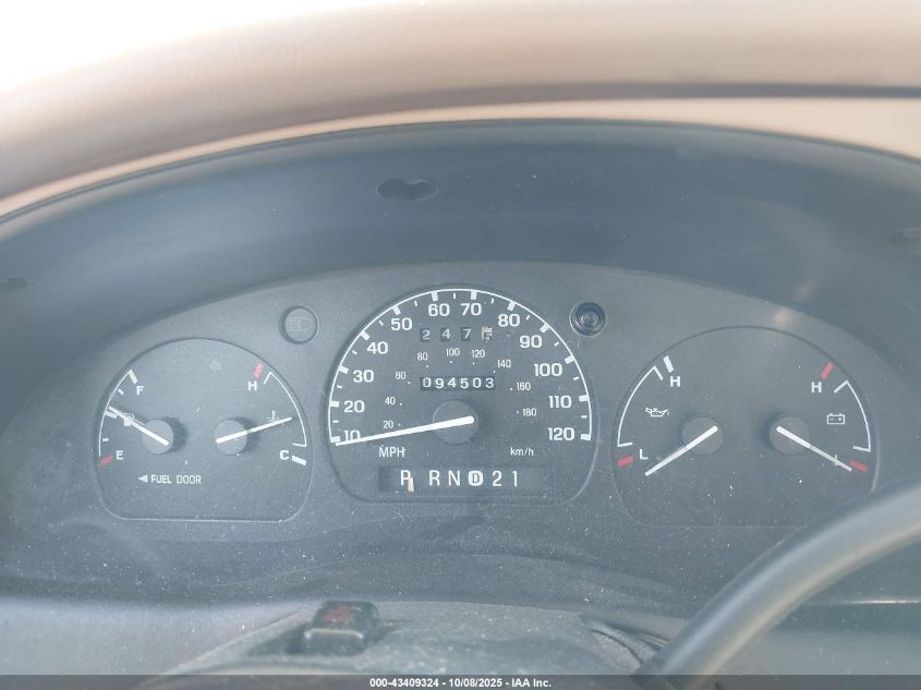 2000 Ford Ranger Xl/Xlt VIN: 1FTYR14V0YPA29599 Lot: 43409324