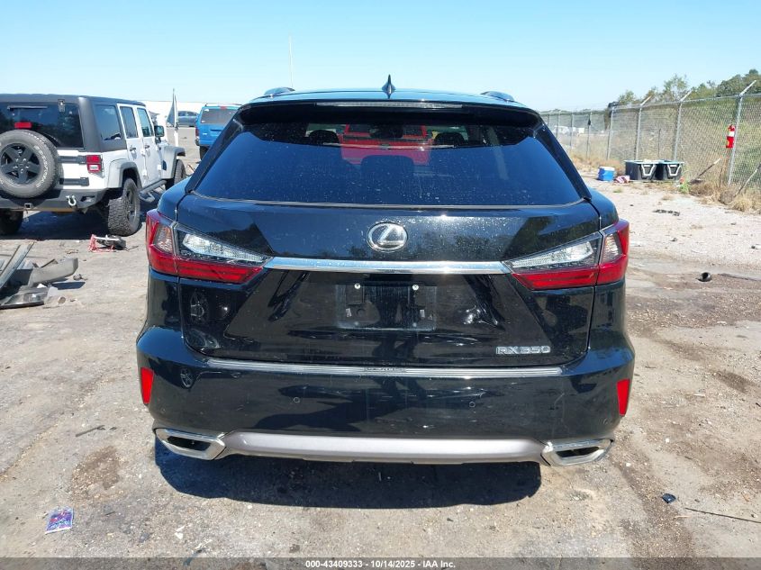 2016 Lexus Rx 350 VIN: 2T2ZZMCA1GC019824 Lot: 43409333