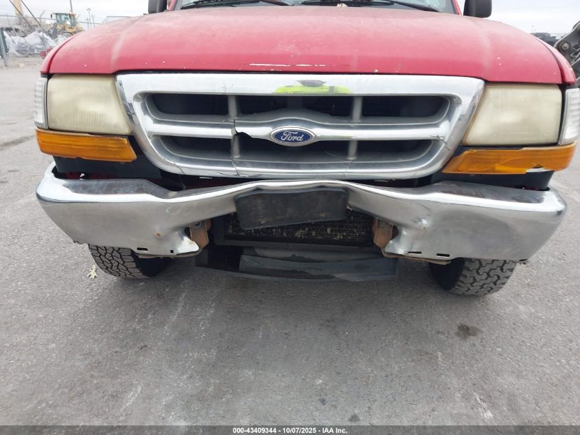 1999 Ford Ranger Xl/Xlt VIN: 1FTYR10C4XPA22769 Lot: 43409344
