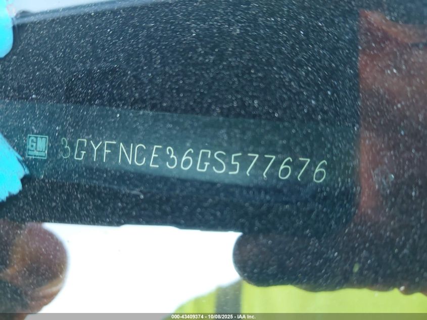 2016 Cadillac Srx Performance Collection VIN: 3GYFNCE36GS577676 Lot: 43409374