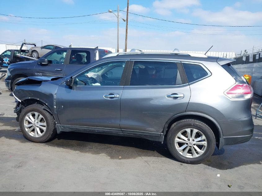 2016 Nissan Rogue Sv VIN: JN8AT2MT9GW027009 Lot: 43409387