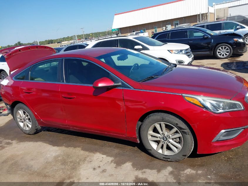 2016 Hyundai Sonata Se VIN: 5NPE24AF8GH265398 Lot: 43409398