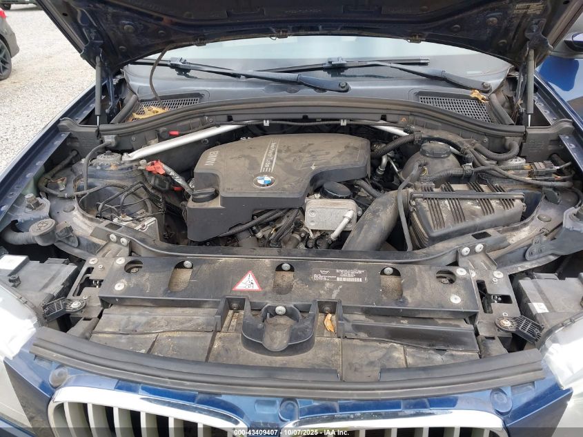 2013 BMW X3 xDrive28I VIN: 5UXWX9C51D0D04348 Lot: 43409407