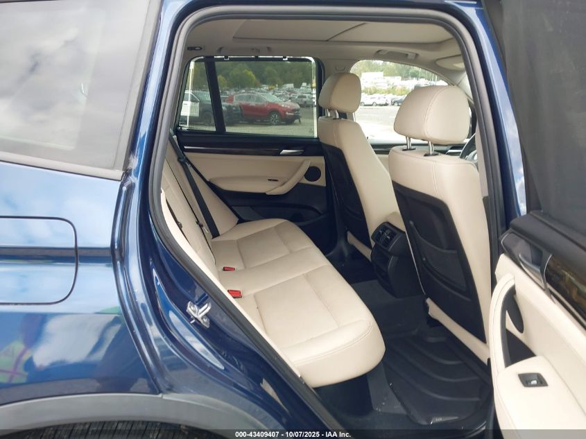 2013 BMW X3 xDrive28I VIN: 5UXWX9C51D0D04348 Lot: 43409407