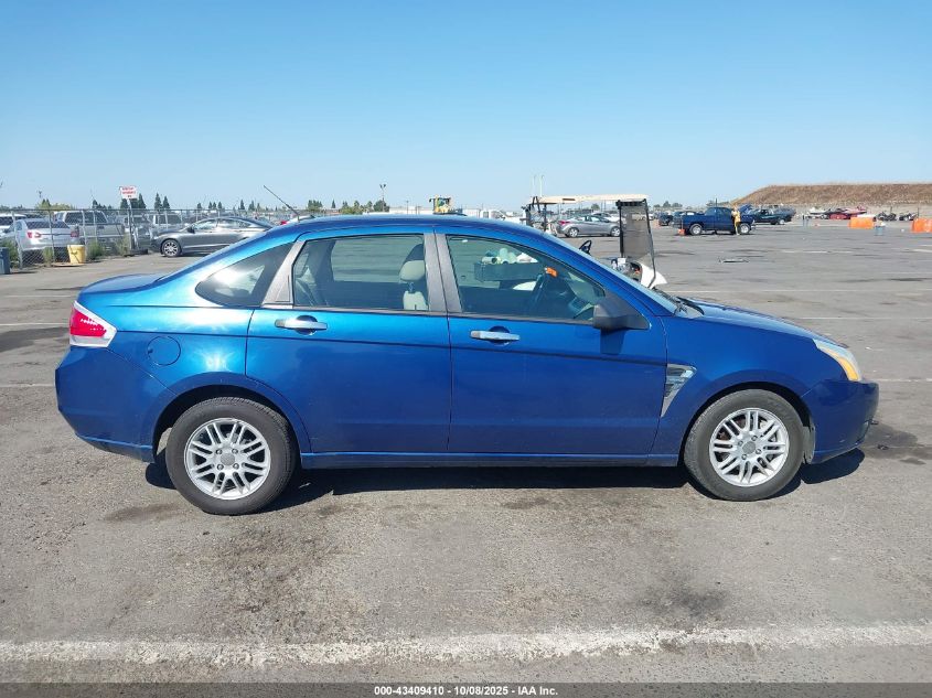 2008 Ford Focus Se/Ses VIN: 1FAHP35NX8W186309 Lot: 43409410