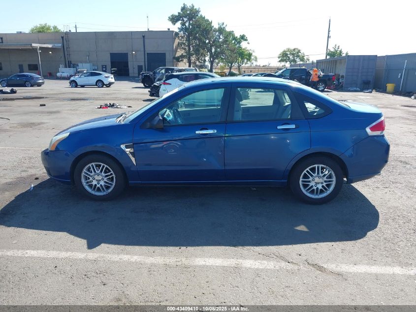 2008 Ford Focus Se/Ses VIN: 1FAHP35NX8W186309 Lot: 43409410
