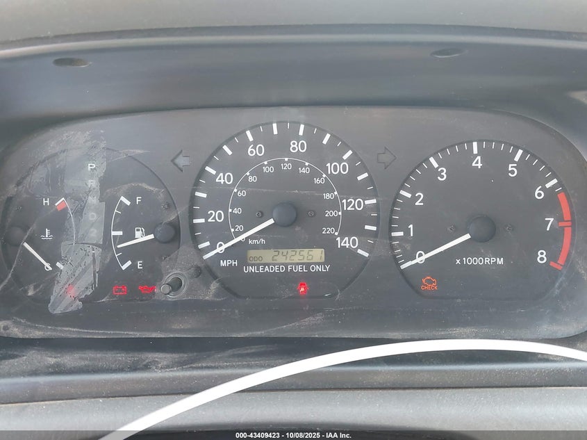 1997 Toyota Camry Le VIN: JT2BG22K3V0020791 Lot: 43409423