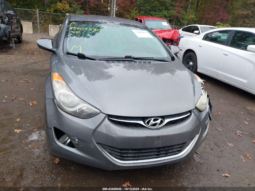 2013 Hyundai Elantra Gls VIN: 5NPDH4AE0DH200462 Lot: 43409430