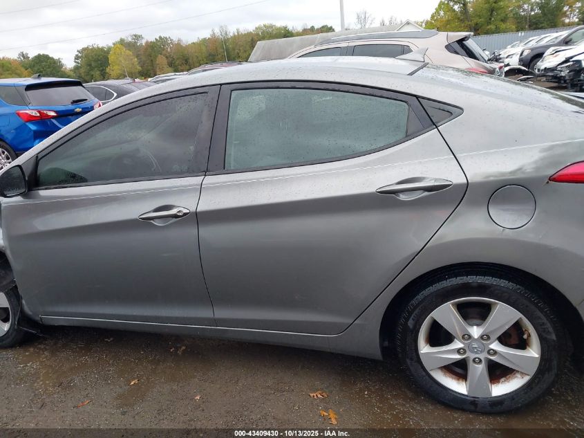 2013 Hyundai Elantra Gls VIN: 5NPDH4AE0DH200462 Lot: 43409430