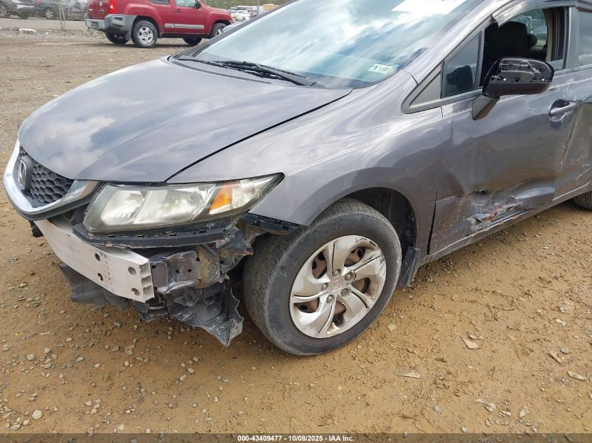 2014 Honda Civic Lx VIN: 2HGFB2F54EH528809 Lot: 43409477