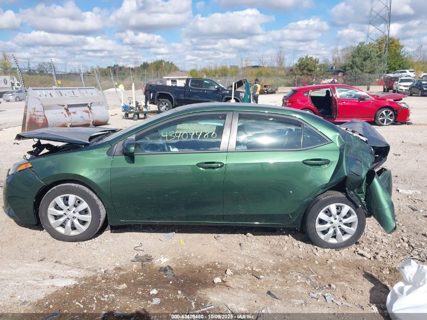 2015 Toyota Corolla Le VIN: 2T1BURHE3FC478803 Lot: 43409480