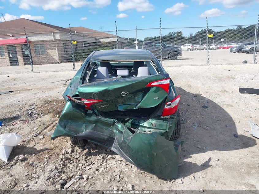 2015 Toyota Corolla Le VIN: 2T1BURHE3FC478803 Lot: 43409480