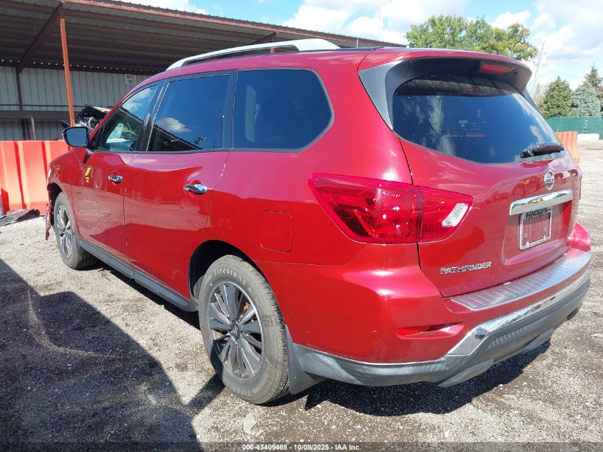 2017 Nissan Pathfinder S VIN: 5N1DR2MM9HC692782 Lot: 43409488