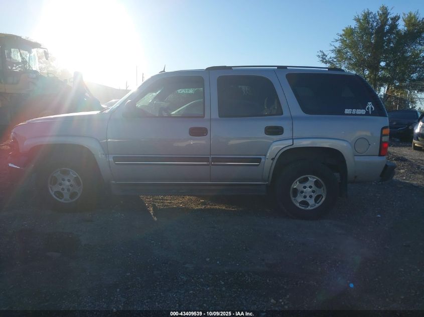 2005 Chevrolet Tahoe Ls VIN: 1GNEK13T65J195414 Lot: 43409539