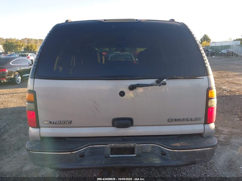 2005 Chevrolet Tahoe Ls VIN: 1GNEK13T65J195414 Lot: 43409539