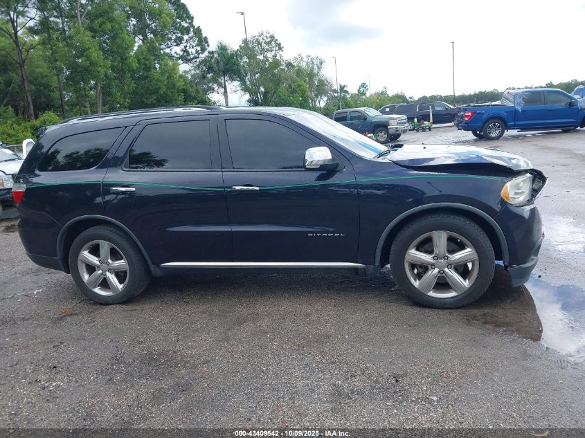 2011 Dodge Durango Citadel VIN: 1D4SD5GT5BC592431 Lot: 43409542